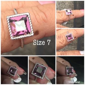 Satin infinity sz 7 fragrant jewels SS ring